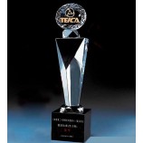 Wholesale customized high-end Blank K9 Clear Glass Diamond Award Crystal Trophy