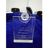 Wholesale customized high-end Optical Crystal Award Crystal Trophy with Ball and cheap price