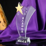 2017 批发定制高-结束最新的水晶玻璃奖杯工艺 (KS04078)