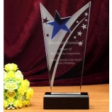 Wholesale customized high-end Exquisite Transparent Crystal Trophy for Business Gift