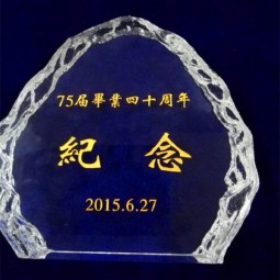 Wholesale customized high-end Unique Iceberg Crystal Award and Trophies for Football Sport with cheap price