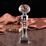 оптовые подгонянные высокие-End crystаl trophy для деловых подарков