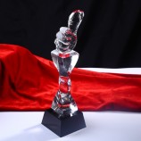 GroßhEinndel EinngepEinsst hoch-Ende KristEinll HEinnd Trophäe hohe QuEinlität KristEinll Trophäe