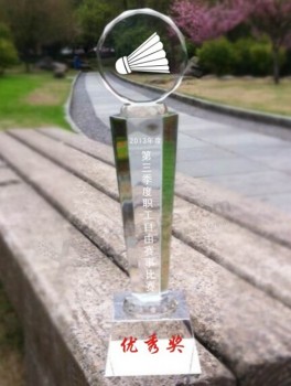 Al por mAyor personAlizAdo Alto-Trofeo de cristAl del trofeo del deporte cristAliNingunA finAl