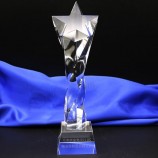 Al por mAyor personAlizAdo Alto-FinAl ventA cAliente clAro cristAl trofeo premios pArA regAlos de empresA