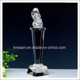 Wholesale customized high-end K9 Crystal Trophy Craft for Souvenir Gift