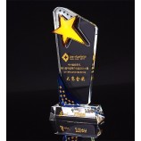 도매 높은 맞춤-엔드 크리스털 스포츠 이벤트 트로피 및 시상식 스타 챔피언 컵 트로피를 수상했습니다