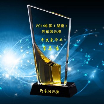 Wholesale customized high-end Sport Event Crystal Award Trophy for Business Gifts (KS04666)