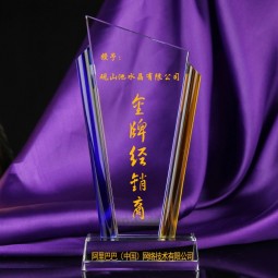Wholesale customized high-end K9 Crystal Trophy Craft for Souvenir