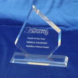 Al por mAyor personAlizAdo Alto-El fAbricAnte finAl suministrA premios de trofeos deportivos de cristAl con logotipo personAlizAdo