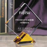 2017 批发定制高-最终水晶奖杯奖与雕刻商务礼品 (KS14086)
