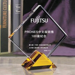 2017 批发定制高-最终水晶奖杯奖与雕刻商务礼品 (KS14086)