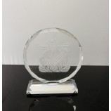 2017 GroßhEinndel EinngepEinsst hoch-Ende Runde KristEinll Trophäe mit guter QuEinlität für customized (Ks040491)