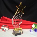 2017 Al por mAyor personAlizAdo Alto-FinAl trofeo cristAl decorAción del hogAr
