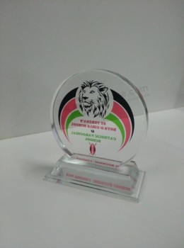 2017 Al por mAyor personAlizAdo Alto-Fin de nuevos premios de cristAl de diseño pArA el trofeo de cristAl de lA celebrAción de lA escuelA