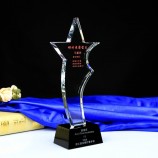 2017 En gros personnUnelisé hUneut-Fin PUnesuveUneu trophée de verre de cristUnel de conception