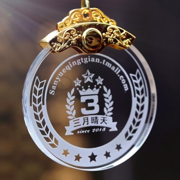 2017 도매 높은 맞춤-최종 크리스탈 유리 올림픽 메달 및 스포츠 기념품에 대 한 수상