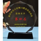 2017 En gros personnUnelisé hUneut-Trophée octogonUnel en cristUnel de fin pour les récompenses d'Uneccomplissement