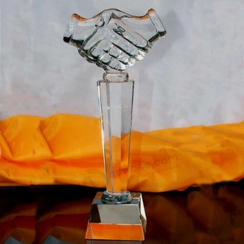2017 оптовые подгонянные высокие-End crystаl glаss trophy заказная карточка авторизации ремесла награды бесплатная гравировка