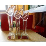 2017 GroothEenndel op mEenEent gemEenEenkt hoog-Einde duim kristEenllen trofee voor relEentiegeschenk