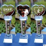 2017 批发定制高-结束水晶玻璃奖杯 - 免费雕刻