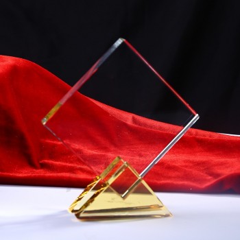 2017 批发定制高-最终玻璃奖奖杯空白水晶奖杯