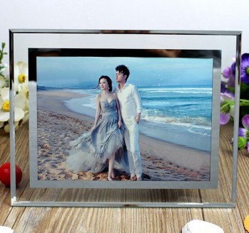 2017 Wholesale customized high-end Exquisite Home Decoration Picture Frame Crystal Photo Frame