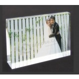 2017 卸売カスタマイズ高-美しい安い結婚式の贈り物クリスタルフォトフレームを終了します