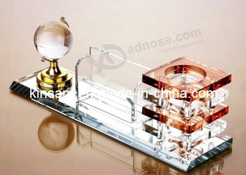 2017 Wholesale customized high-end Crystal Pen Holder for Office Stationery (KS05081)