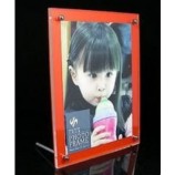 Wholesale customized high-end PMMA Clear Acrylic Magnetic Photo Frame 4X6 Photo Frame