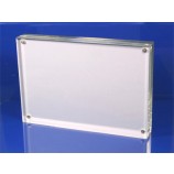 Wholesale customized high-end PMMA Clear Acrylic Magnetic 4X6 Photo Frame
