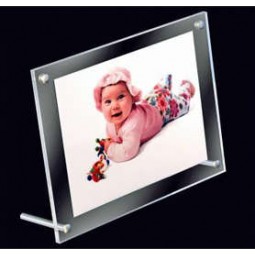 Wholesale customized high quality PMMA Clear Acrylic Magnetic 4X6 Picture Photo Frame