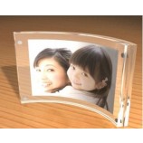 卸売カスタマイズ高品質pmmA透明アクリル磁気写真4×6フォトフレーム
