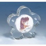 批发定制高品质pmm一个图片清晰亚克力磁性圆形相框