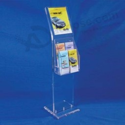 Customized top quality Ad-165 Acrylic Clear Sign Menu Holder