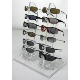 Customized top quality Clear Acrylic Sunglasses Display Stand Eyewear Display Stand