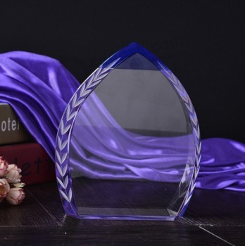 Premio trofeo di cristallo di alta qualità per il commercio all'ingrosso a basso costo