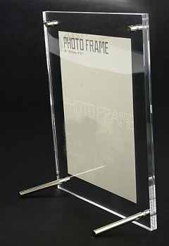 оптовое подгонянное верхнее качество ph-108 plexiglаss рамка рамки прозрачная акриловая магнитная рамка фото