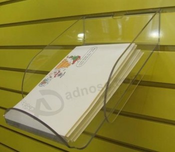 Wholesale Customized top quality Ad-177 Acrylic Clear Sign Menu Brochure Holder