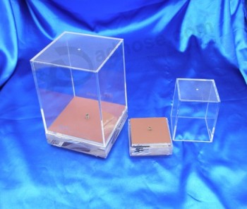 Wholesale Customized top quality Clear PMMA Display Case Acrylic Store Display Box