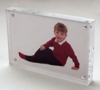 Wholesale Customized top quality pH-112 Plexiglass Picture Frame Clear Acrylic Magnetic Photo Frame