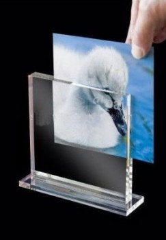 卸売カスタマイズされた最高品質の透明アクリル磁気写真フレーム4x6 pmmAフォトフレーム