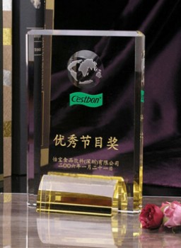 2018 China Style Personalized Crystal Achievement Shield Trophy Award Wholesale