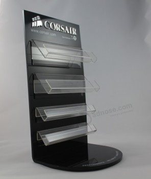 Wholesale Customized top quality Ad-183 Acrylic Clear Sign Menu Brochure Holder