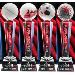 Various Size Model of Clear Crystal Award and Trophy Cheap Wholesale