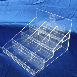Großhandels kundengebundene hochwertige klare Tischplattenacrylbroschüren-Standhalter