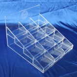 Großhandels kundengebundener hochwertiger klarer Tischplattenacrylbild-Zeichenstand