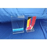 Großhandels kundengebundene Spitzenqualität freier Acrylanzeigenzeichen-Standhalter