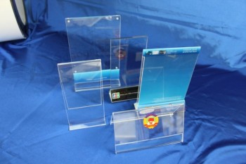 Wholesale Customized top quality Clear Acrylic Display Menu Stand