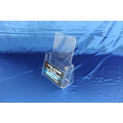 Großhandels kundengebundene hochwertige klare Acryldisplaymenü-Standplatzhalter